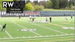C/O 2023 QB Cash Sanders - Comeback Route @ RWQB April 19, 2019