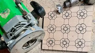 2 Different wood carving design With Router Machine Bits// UK Style 