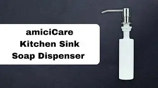 Revolutionize Your Space: Top Refill Built-in Countertop 360&deg; S.S. Steel Soap Dispenser