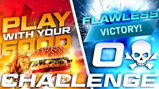 FLAWLESS VICTORY + PLAY WITH YOUR FOOD! 2 WARZONE GAME PLAY CHALLENGES! (Modern Warfare Warzone)