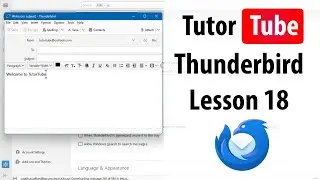 Thunderbird - Lesson 18 - Creating and Sending a New Email