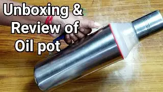 Unboxing & Review Of Oil Dispenser | Oil Pot | Oil Container for Kitchen.