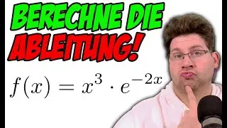 Berechne die Ableitung dieser e-Funktion - Mathe Abi