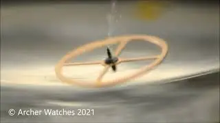 Omega Cal. 861 balance staff removal