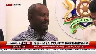 The standard group PLC signs an MOU with Mombasa county government