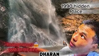 NAMASTE JHARANA IN DHARAN 😱#first time visiting in waterfall dharan ❣️🫶#gole brand #vlog #youtube