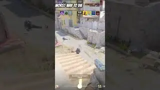 This could be the worst way to die in a round 😭!!!!!!  #csgo #cs2