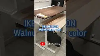 IKEA MITTZON walnut veneer color, new 2024