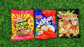 Satisfying video ASMR, Jelibon sour patch, Jelibon 2, Haribo mix zourr.🫶👍👌💯😋😎🤩🎂🍪🍭🍬🍋🍒🍓🥥🍫🎁
