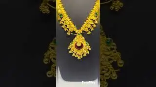 😱😳omg Style🤩 with our ❤luxurious kolhapuri saaj🥰💫💞#jewellery #onegramgold #kolhapurisaaj 