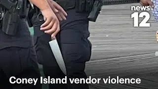 Exclusive: Illegal vendor slashes woman with knife on Coney Island Boardwalk | News 12