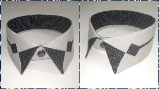 How to sew designer shirt collar | Shirt collar Style 2019