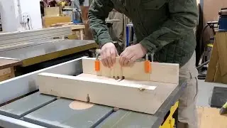 테이블쏘강좌 part 7 홈파기날(dado blade)과 지그(boxjoint jig)를 이용한 사개맞춤(boxjoint)