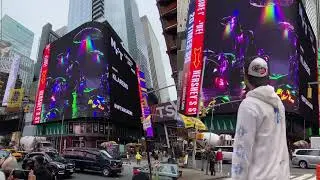 Klarens x NFT.Magazine - Times Square NYC 2021
