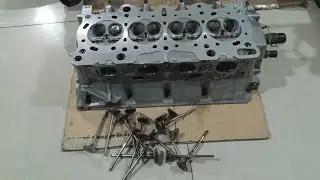 TopdeadTV  is live! B16 cylinder head assembly w/ Ferrea valves.
