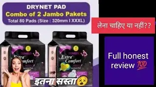 jumbo extra comfort maxi sanitary pad review meesho| Meesho sanitary pads review