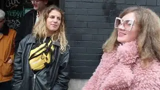 petunia the chicken interviews the band sports team in nyc