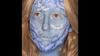 Heaven Face Paint Illusion by Ana Cedoviste
