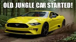 Starting and Test Driving a Old Car Sitting in Jungle For Long Time | Restoration Abandoned Car
