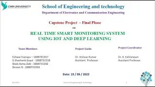 Smart Health Monitoring Monitoring System Using IOT and Deep learning - CMRU