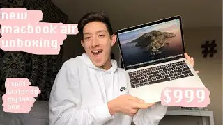 new macbook air unboxing + pescience protein and pre workout
