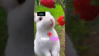 Berry Hunt with Bunny 🐰🍓: Can You Find the Strawberries? #shorts #shortstory  #KidsShorts #fyp