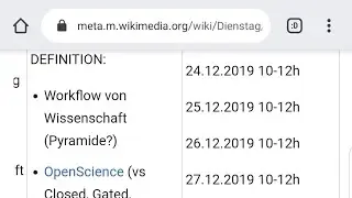 wochenplanung 49/2019 @foraus @wikimediaCH #SRFsternstunde dreaming @beinvegni #festream19