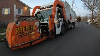 BADDAST Garbage Truck on the Road, Curotto Can