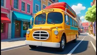 The Wheels on the Bus | Fun and Interactive Nursery Rhyme for Kids | Nursery Rhymes & Kids Songs