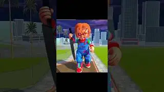 CHUCKY KILLER DOLL VS FRANKLIN INDIAN BIKE DRIVING 3D