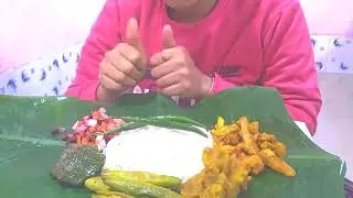 Plan rice with different types of veg fry salad
