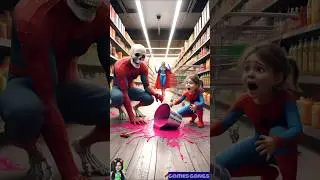 Evolution of Skeleton: Skeleton in the supermarket with pink colour adventure 😱 🤣 #bohola #kalico