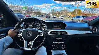 Mercedes C300 Chill and Relaxing POV Drive [4k]