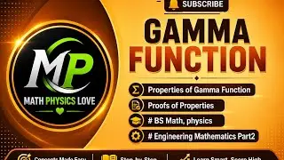 Gamma Function - Properties & Its
Application | Integral Calculus | Example Lecture #2 Urdu