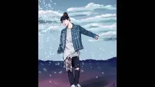 Suga (BTS) ✯ Dreaming ✯ - Speedpaint (+free lineart!)