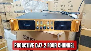 Proactive Dj 7.2 four channel power amplifier| proactive amplifier | DJ 7.2 amplifier