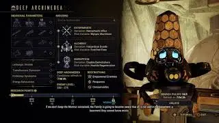 Deep Archimedea Intro Dialogue from Necraloid | Dante Unbound | Warframe