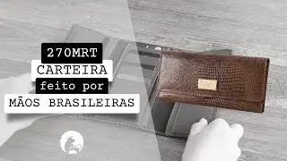 Carteira Couro Mariart 270 - Feito por m&atilde;os brasileiras
