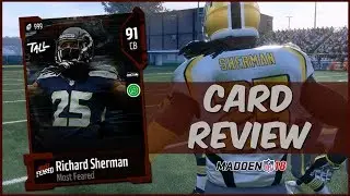 MUT 18 Card Review | Most Feared Richard Sherman Gameplay + Card Review