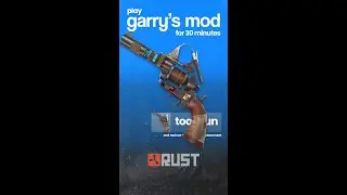 Play Garry's Mod for 30 minutes (and keep it) to unlock Garry's Mod Tool Gun in Rust! 🔨