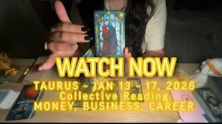 TAURUS JANUARY 13 - 17 2026 MONEY CAREER BUSINESS #taurus #tarot #horoscope #money #tarottoday 