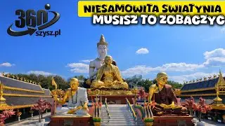 Chiang Rai poza szlakiem, Wat Saeng Kaew Phothiyan w 360, prawdziwa wycieczka bez cięć