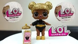 LOL Surprise Glitter Series Unboxing 3 Pack! QUEEN BEE Ultra Rare Found!