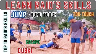 Top 10 Raid's Skills || practice match on kabaddi #kabaddi #learnraidskills #raidskills #raid