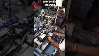 Multi Spindle SPM Drilling Machine #PLC #Automation #Fatek #productivity #drilling #industrial