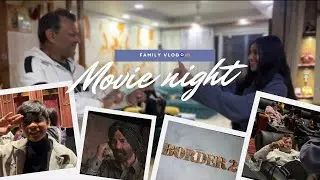 Movie Night with Family ❤️🍿 | Border 2 Reaction | #border2 #border2review #border2teaser #youtube 