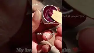 my favourite lip balm bask in  nature beetroot lipbalm 💜❤️ #lipbalm