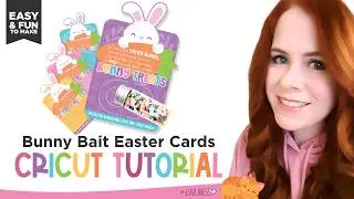 Adorable Bunny Bait Print-Then-Cut Cricut Design Space Tutorial for Easter Crafts