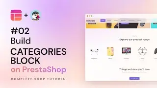 [02] Как создать блок категорий в PrestaShop с помощью конструктора страниц Creative Elements Live | Учебное пособие
