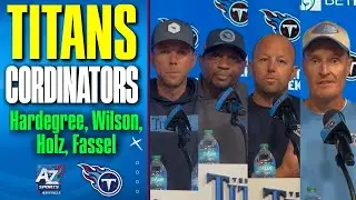 Titans Coordinators Press Conference: Dennard Wilson, Nick Holz, Bo Hardegree, & Bones Fassel
